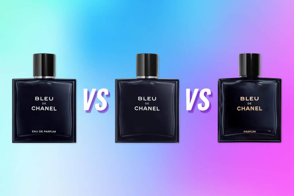 Bleu de Chanel EDT vs EDP vs Parfum Comparison - FragranceReview.com